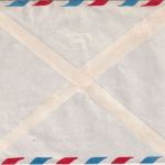 Kolumbien - 2x10 C. Wasserfall u.a. Luftpostbrief n. SCHWEDEN Cartagena 1953