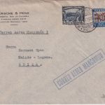 Kolumbien - 8 C. Platinmine u.a. Luftpostbrief i.d. SCHWEIZ Bogota - Melide 1933