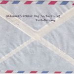 Berlin - 80+50 Pfg. Neu-Berlin Luftpostbrief n. SÜDAFRIKA 1965