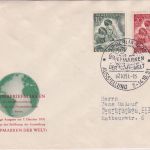 Berlin - 10+20 Pfg. Tag der Briefmarke amtl. Schmuck-FDC ESST W30 7.10.51