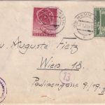 Berlin - 20 Pfg. ERP + 10 Pfg. Philhamonie Zensurbrief n. ÖSTERREICH Hamm 1951