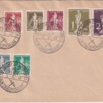 Berlin - 75 Jahre UPU/H.v. Stephan Satzbrief SST Charlottenburg Maifeier 1.5.49