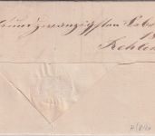 Bayern - Weilheim 26/2 Fingerhut-K1 Fahrpostbrief (Geldsendung) n. München 1868