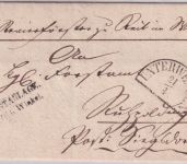 Bayern - Reit i. Winkel Postablage L2 Dienstbrief Unterwessen Ruhpolding ca.1870