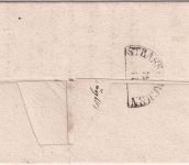 Bayern - Schwarzach Postablage L2 Dienstbrief Welchenberg - Straßkirchen 1863