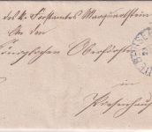 Bayern - Marquartstein Postablage L2 Dienstbrief Uebersee - Kruchenhausen 1872