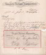 Bayern - Marquartstein Postablage L2 Dienstbrief Uebersee - Ruhpolding 1870