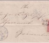Bayern - Osterberg Postablage L2 10 Pfg. Wappen Wendebrief Kellmünz 1888