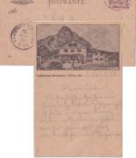 Bayern - Wendelsteinhaus Postablage-K1 5 Pfg. Privatganzsache n Ludwigsburg 1890