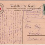 Bayern - Schlossberg T. Rosenheim Posthilfstelle Ra3 Karte n. München 1915