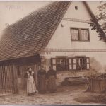 Bayern - Ezelheim T. Sugenheim Posthilfstelle Ra3 priv. Fotokarte (Haus) 1914