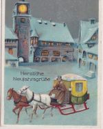 Bayern - Ambach T. Ehekirchen Posthilfstelle Ra3 Karte Neuburg a/D München 1918