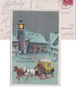 Bayern - Ambach T. Ehekirchen Posthilfstelle Ra3 Karte Neuburg a/D München 1918