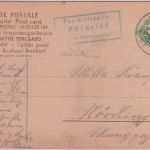 Bayern - Fürnried T. Hartmannsdorf Posthilfstelle Karte n. Nördlingen 1909