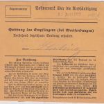 Bayern - Wörnitz T. Schillingsfürst Posthilfstelle Ra3 Paketkarte 1915
