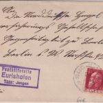 Bayern - Eurishofen T. Jengen Posthilfstelle Ra3 Brief Buchloe - Berlin 1913