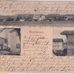 Bayern - Neuhausen T. Metten Posthilfstelle Ra3 Ansichtskarte n. München 1903