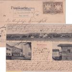 Bayern - Neuhausen T. Metten Posthilfstelle Ra3 Ansichtskarte n. München 1903