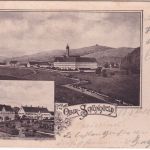 Bayern Oberschönefeld T. Gessertshausen Posthilfstelle Ra3 Karte n. BELGIEN 1902