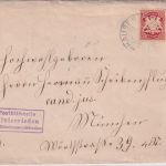 Bayern - Winterrieden T. Babenhausen Posthilfsstelle Ra3 Brief n. München 1901