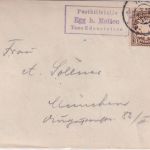 Bayern - Egg b. Metten T. Edenstetten Posthilfsstelle Ra3 Drucksache 1906