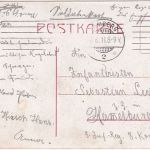 Bayern - Bamberg Justizgebäude sw-AK gelaufen/portofr. Soldatenkarte 1911