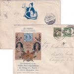 Bayern - 5 Pfg. Wappen Privatganzsache Jubiläum Bahnpost Nürnberg Hof 1906