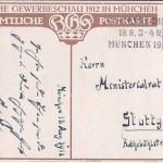 Bayern - 5Pfg. Privatganzsache Gewerbeschau SST München 1912