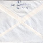 BRD - 5 Pfg. Bed. Deutsche Zusammendruck/Hausauftragsnummer u.a. Brief 1970