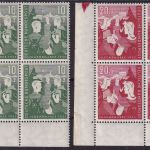 BRD - 10+20 Pfg. Bundesjugendplan 4er-Block Bogenecke links unten postfrisch