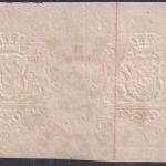 Bayern - 3 Kr. Wappen geschn. waagr. Paar/Bogenrand oMR 32 (Augsburg)