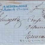 Schweiz - Reinach 30. MAI (1865) Zwerg-K1 Brief 5 Rp. sitz. Helvetia n. Ermensee