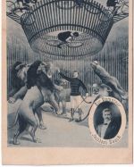 Zirkus - "La Course a la Mort" Dir. Dompteur Jacobsen Busch sw-AK ca. 1920