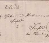 Bayern - 3 Kr. Wappen gez. Brief n. Seefeld 22mm-K1 Bogen 17/10 (1872)