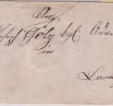 Bayern - 3 Kr. Wappen geschn. Brief n. Landshut Zier-K1 Landau a/I 11/7 (1870)