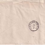 Bayern - 3 Kr. Wappen gez. Brief viol. Zier-K1 Kempten 26/2 (1873)