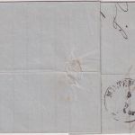 Bayern - 3 Kr. Wappen gez. Brief blauer Zier-K1 Klingenberg 1/3 (1874)
