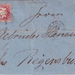 Bayern - 3 Kr. Wappen gez. Brief n. Regensburg 22mm-K1 Vilsbiburg 18/9 (1872)