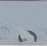 Bayern - 3 Kr. Wappen gez. Brief n. Regensburg Zier-K1 Landau a/I. 15/11