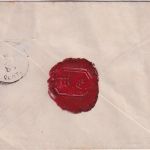Bayern - 3 Kr. Wappen gez. Brief n. Floß Zier-K1 OWeiden 28/8
