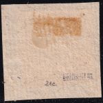 Bayern - 7 Kr. Wappen geschn. c-Farbe Briefstück Zier-K1 Wasserburg 23/5