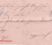 Bayern - 7 Kr. Wappen gez. Brief (Wendebrief) OPA Landshut 15. DEC 1870