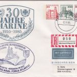 BRD - 20+230+35 Pfg. B&S Privatganzsache Einschreibebrief MSP 04 - 12.11.85
