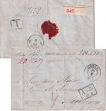 Preussen - Berlin 15/6 K2 Paketbegleitbrief (20 Loth) n. Magdeburg ca. 1860