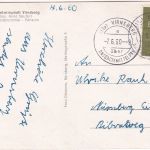 BRD - (13a) Virnsberg ü. Ansbach Poststelle I Ansichtskarte n. Nürnberg 1960