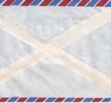 Zentralafrik. Föderation - 5x3 P. Freimarke Luftpostbrief Southerton 1961