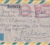 Brasilien - Sau Paulo 1976 13,70 Cr. Postfreistempel Lupo-Einschreibebrief