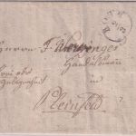 Bayern - Roth 2/3 Fingerhut-K1 Francobrief (Inhalt !) n. Pleinfeld 1848