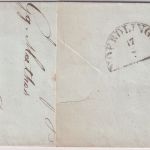 Bayern - Oettingen 16/7 blauer HKS Portobrief n. Nördlingen 1847