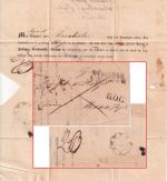 Bayern/Österreich - Nürnberg 8. SEP 1847 L2 BOC-Brief n. Meran/Südtirol